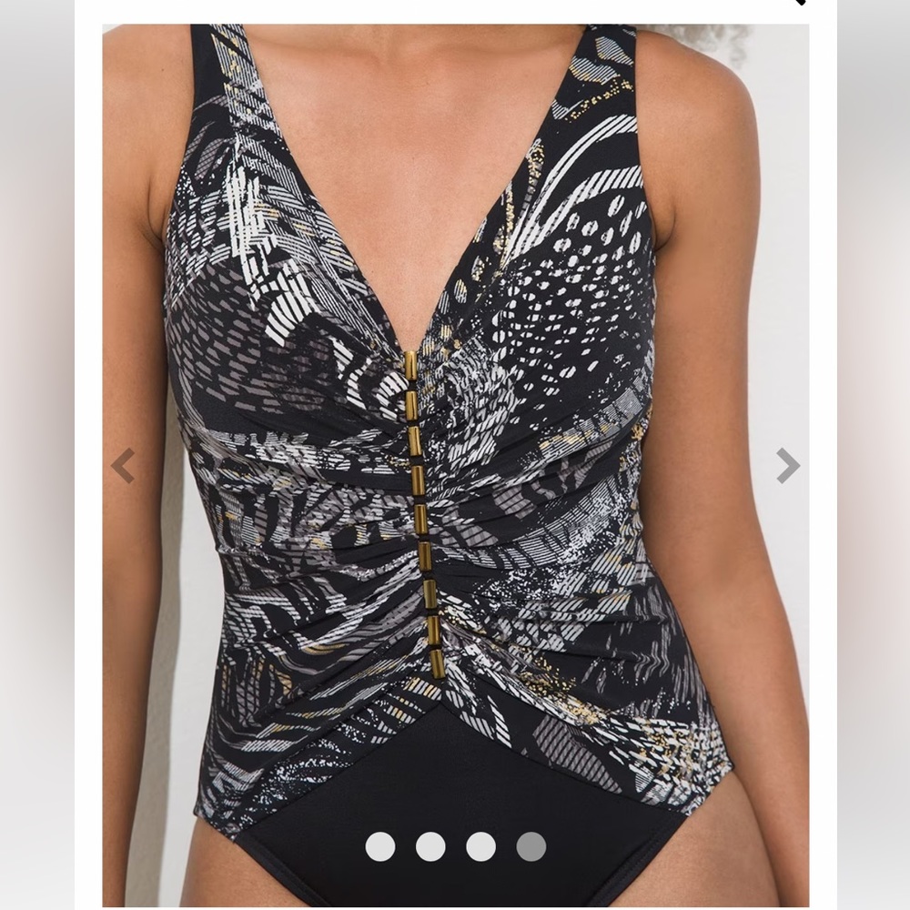 NWT MIRACLESUIT Monteverde Charmer One Piece Swimsuit - Picture 8 of 16